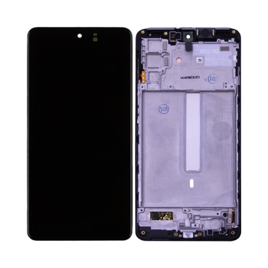 Touch+Display+Frame Samsung Galaxy M52 5G/M526 Service Pack Black Touch+Display+Frame Samsung Galaxy M52 5G/M526 Service Pack Black